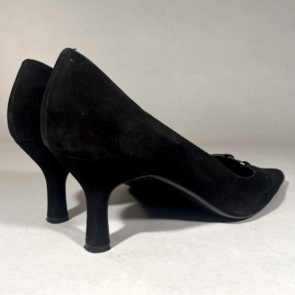 Cause & Effect Adrea Black Suede Heels - Picture 2 of 16